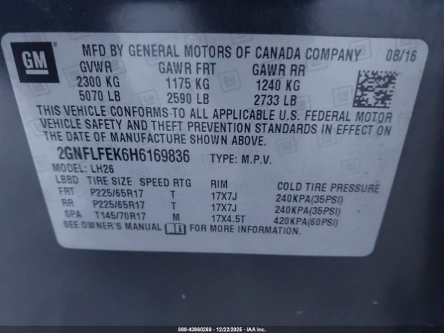 Chevrolet Equinox Lt Image 12