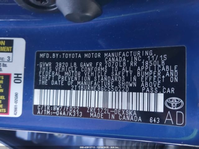 Toyota Corolla S Plus Image 9