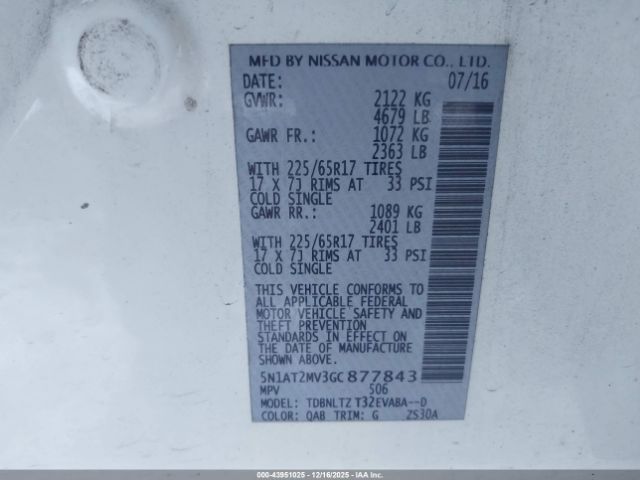 Nissan Rogue Sv Image 4