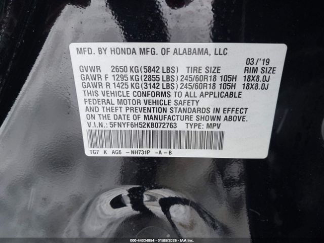 Honda Pilot Ex-l Image 15